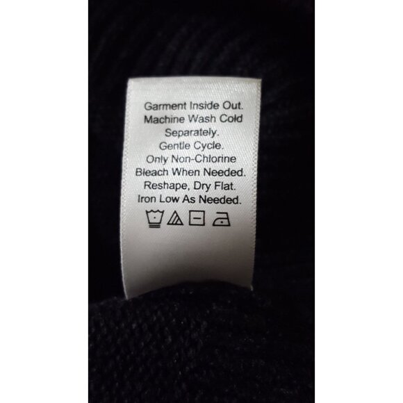 Coldwater Creek Women's Small Knit Sweater Top Short Sleeve Cowl Neck Charcoal - Picture 6 of 8